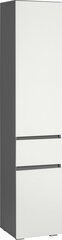 Высокий шкафчик для ванной Notio Living Wessel, темно-серый / белый цена и информация | Шкафчики для ванной | 220.lv
