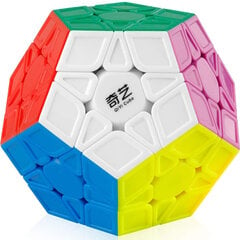 Prāta spēle Rubika kubs megaminx 3x3, bez uzlīmēm цена и информация | Развивающие игрушки | 220.lv
