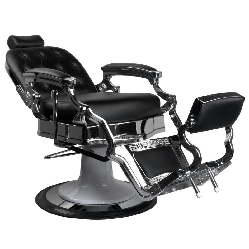 Profesionāls friziera krēsls Gabbiano Ernesto, melns cena un informācija | Mēbeles skaistumkopšanas saloniem | 220.lv