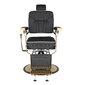 Profesionāls friziera krēsls Gabbiano Filippo Gold, melns цена и информация | Mēbeles skaistumkopšanas saloniem | 220.lv