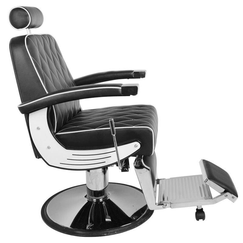 Profesionāls friziera krēsls Gabbiano Imperial, melns cena un informācija | Mēbeles skaistumkopšanas saloniem | 220.lv