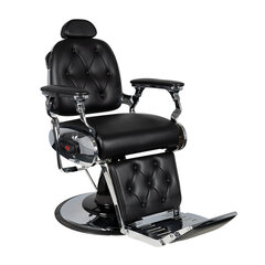 Profesionāls friziera krēsls Gabbiano Pietro, melns cena un informācija | Mēbeles skaistumkopšanas saloniem | 220.lv