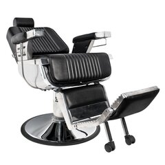 Профессиональное барберское кресло для парикмахерских и салонов красоты GABBIANO ROYAL, черного цвета цена и информация | Мебель для салонов красоты | 220.lv