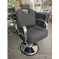 Profesionāls friziera krēsls Gabbiano Rufo, melns cena un informācija | Mēbeles skaistumkopšanas saloniem | 220.lv