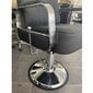 Profesionāls friziera krēsls Gabbiano Rufo, melns cena un informācija | Mēbeles skaistumkopšanas saloniem | 220.lv