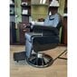 Profesionāls friziera krēsls Hair System New York, melns cena un informācija | Mēbeles skaistumkopšanas saloniem | 220.lv