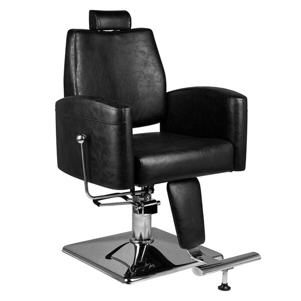 Profesionāls friziera krēsls Hair System SM184, melns cena | 220.lv