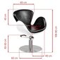 Profesionāls friziera krēsls Gabbiano Amsterdam, melns/balta cena un informācija | Mēbeles skaistumkopšanas saloniem | 220.lv