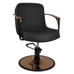 Profesionāls friziera krēsls Gabbiano Bolonia, melns cena un informācija | Mēbeles skaistumkopšanas saloniem | 220.lv
