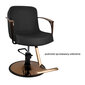 Profesionāls friziera krēsls Gabbiano Bolonia, melns cena un informācija | Mēbeles skaistumkopšanas saloniem | 220.lv