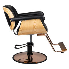 Профессиональное парикмахерское кресло VENICE, чёрного цвета цена и информация | Мебель для салонов красоты | 220.lv