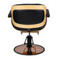 Profesionāls friziera krēsls Gabbiano Venecija, melns cena un informācija | Mēbeles skaistumkopšanas saloniem | 220.lv
