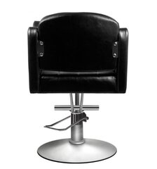 Профессиональное парикмахерское кресло HAIR SYSTEM 0-90, черное с брошью цена и информация | Мебель для салонов красоты | 220.lv