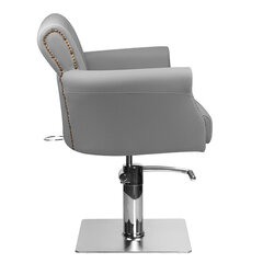 Profesionāls friziera krēsls Hair System Ber 8541, pelēks cena un informācija | Mēbeles skaistumkopšanas saloniem | 220.lv