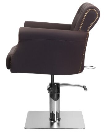 Profesionāls friziera krēsls Hair System Ber 8541, brūns cena un informācija | Mēbeles skaistumkopšanas saloniem | 220.lv