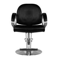 Profesionāls friziera krēsls Hair System, melns cena un informācija | Mēbeles skaistumkopšanas saloniem | 220.lv
