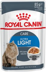 Royal Canin FCN WET 85G Ultra light želejā kaķiem cena un informācija | Konservi kaķiem | 220.lv