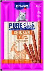 Vitakraft Pure Stick для кошек, с курицей, 4х 5 г цена и информация | Сухой корм для кошек | 220.lv