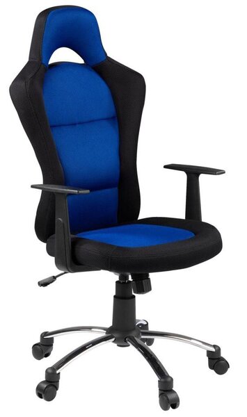 Jysk Gaming chair SNERTINGE black/blue cena | 220.lv