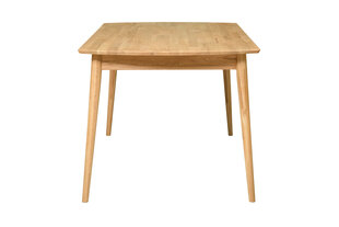 Ēdamistabas galds Furniteco Nord 1 1600 x 900 x 750 (ozols, dabīgā parketa eļļa) цена и информация | Кухонные и обеденные столы | 220.lv