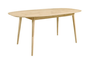 Ēdamistabas galds Furniteco Nord 2.1 1600 x 900 x 750 (balināts ozols) цена и информация | Кухонные и обеденные столы | 220.lv