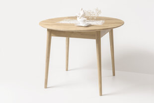 Ēdamistabas galds Furniteco Nord 3 D850 x 750 (balināts ozols) cena un informācija | Virtuves galdi, ēdamgaldi | 220.lv