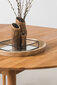 Ēdamistabas galds Furniteco Nord 3R (1000) 1300 x 1000 x 750 (ozols, dabīgā parketa eļļa) cena un informācija | Virtuves galdi, ēdamgaldi | 220.lv
