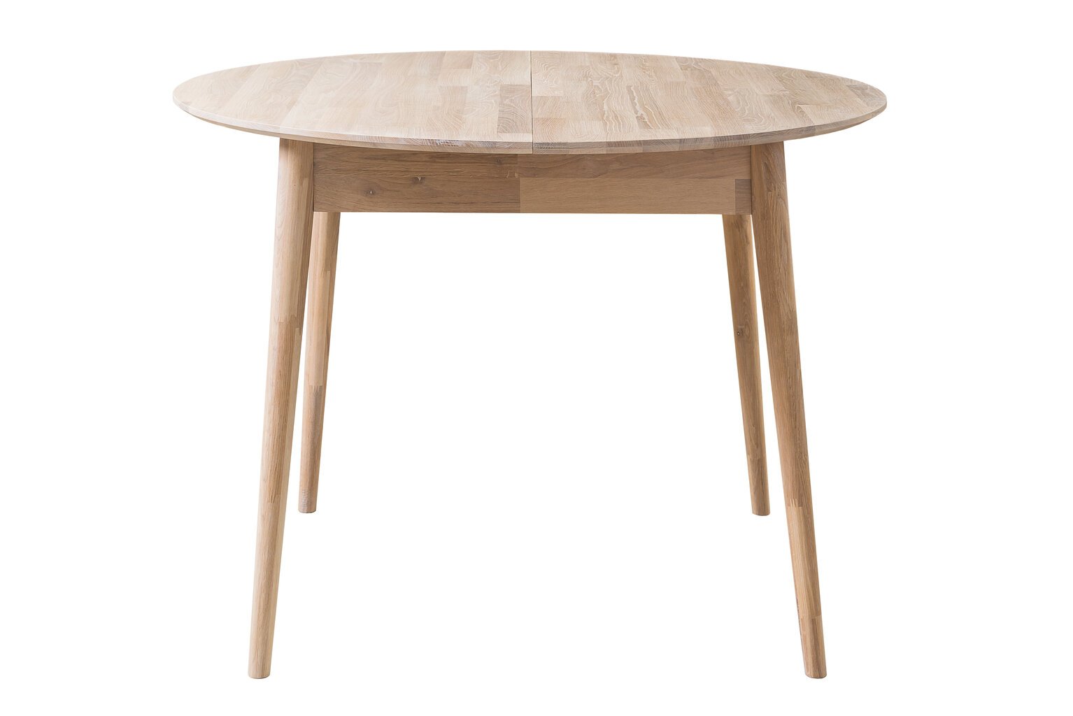 Ēdamistabas galds Furniteco Nord 3R (1000) 1300 x 1000 x 750 (balināts ozols) цена и информация | Virtuves galdi, ēdamgaldi | 220.lv