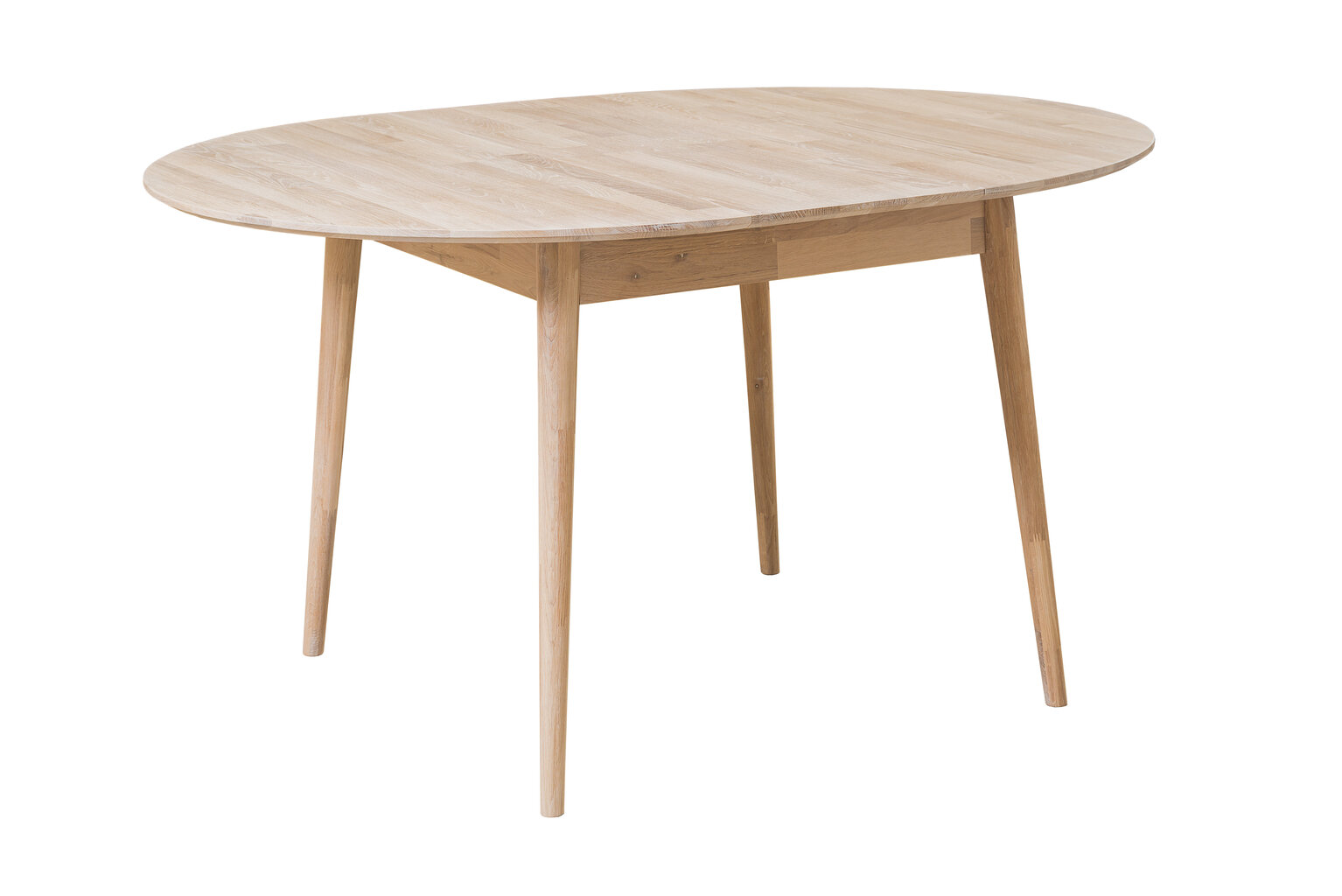 Ēdamistabas galds Furniteco Nord 3R (1000) 1300 x 1000 x 750 (balināts ozols) cena un informācija | Virtuves galdi, ēdamgaldi | 220.lv