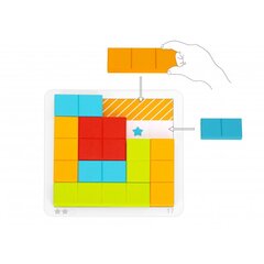 Головоломка из разноцветных блоков - Tooky Toy цена и информация | Игрушки для малышей | 220.lv