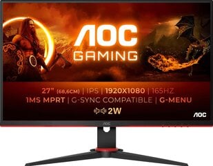 AOC 27G2SPAE/BK kaina ir informacija | Monitori | 220.lv