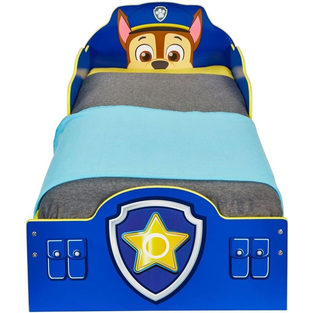 Paw Patrol bērnu gulta ar atvilktnēm 145x68x77 cm zila WORL268007 cena un informācija | Bērnu gultas | 220.lv