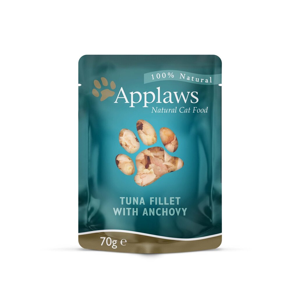 Applaws tuna fillet with whole anchovy konservi 70g kaķiem 8006ml-a cena un informācija | Konservi kaķiem | 220.lv