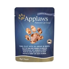 APPLAWS Tuna & seabream & rice konservi kaķiem 70G 8004ML-A cena un informācija | Applaws Zoo preces | 220.lv