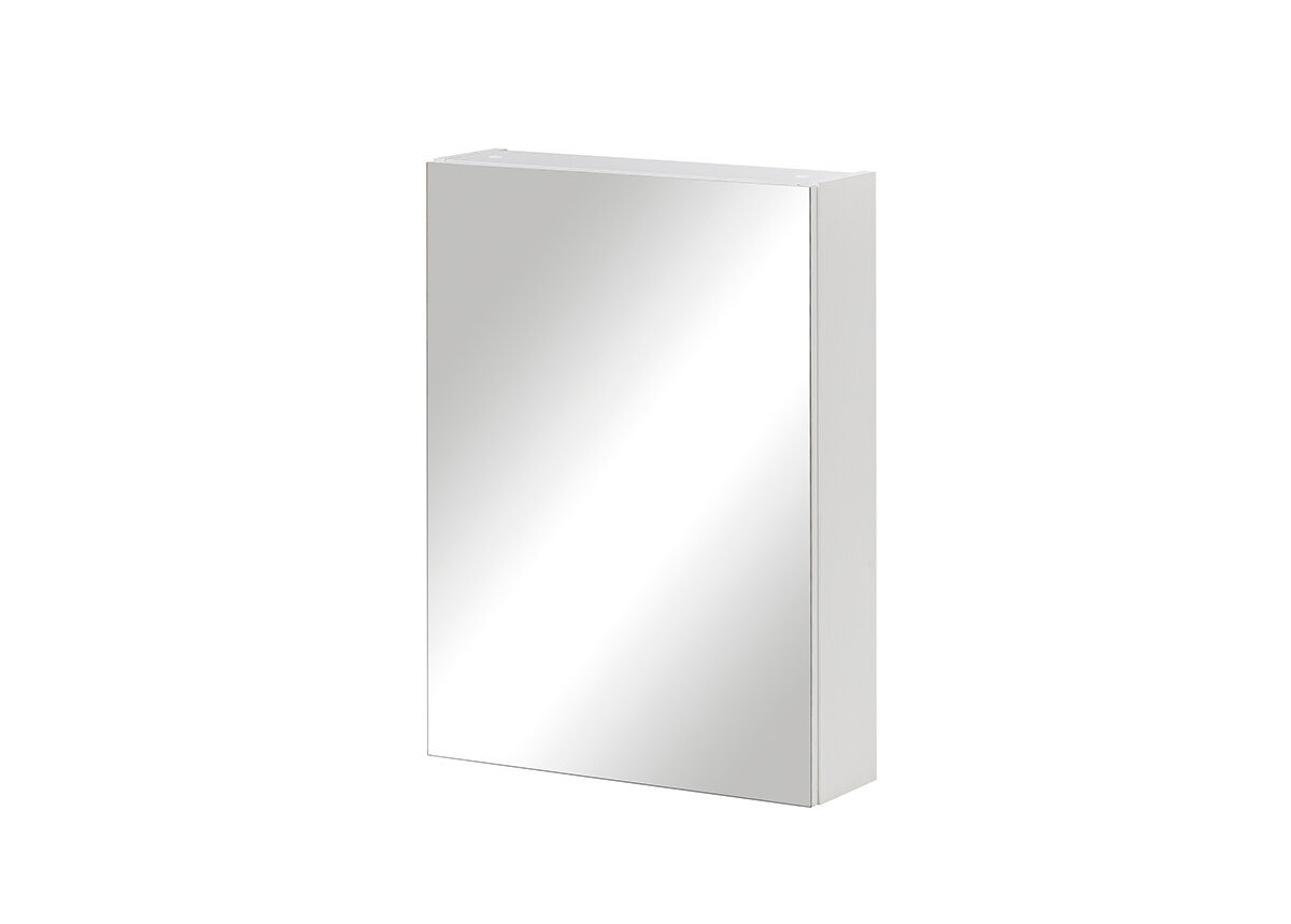 Skapītis ar spoguli Cosmo, balta cena un informācija | Vannas istabas skapīši | 220.lv