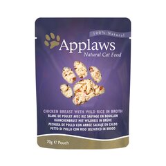 Applaws chicken breast & wild rice konservi 70g kaķiem 8007ml-a cena un informācija | Applaws Zoo preces | 220.lv