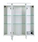 Vannas istabas mēbeļu komplekts ar LED apgaismojumu Mars, ozols / balta glancēta cena un informācija | Vannas istabas mēbeļu komplekti | 220.lv
