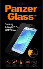 Защитное стекло PanzerGlass 7120 предназначено для Samsung Galaxy J5 2017 цена и информация | Защитные пленки для телефонов | 220.lv