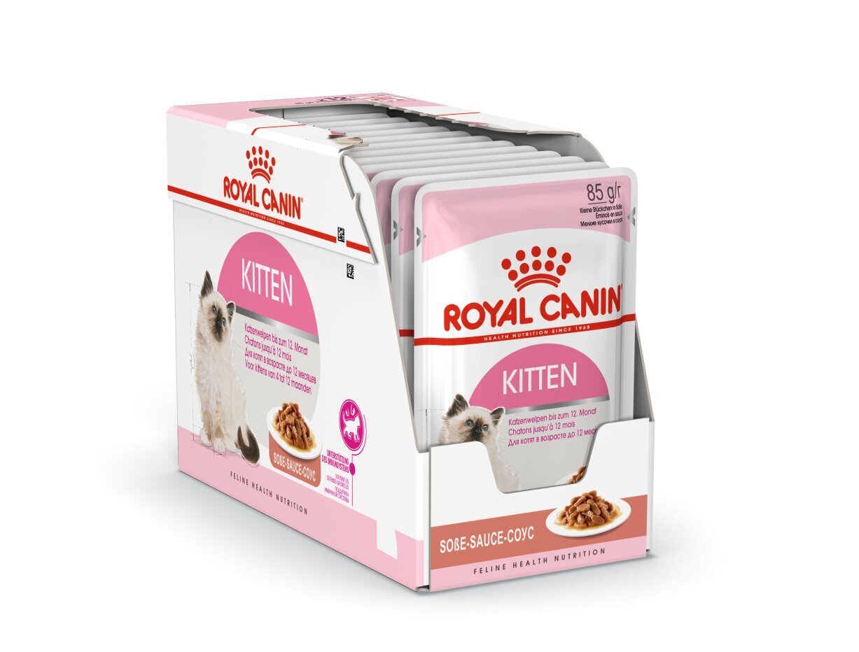 Royal Canin FHN WET 85Gx12 kitten instinktive gravy kaķēniem cena un informācija | Konservi kaķiem | 220.lv