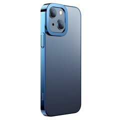 Baseus Glitter Hard PC Case Transparent Electroplating Cover for iPhone 13 blue (ARMC000603) cena un informācija | Telefonu vāciņi, maciņi | 220.lv