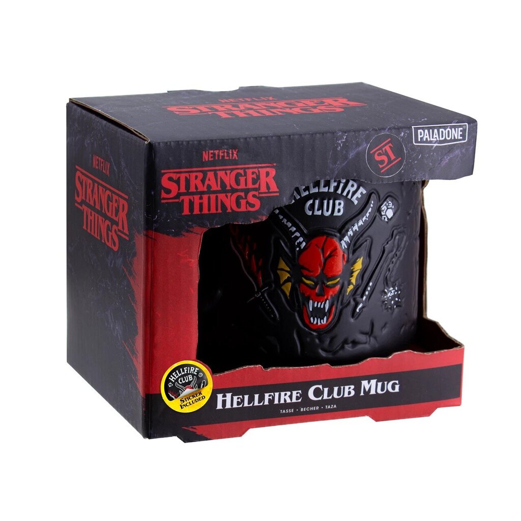 Paladone Stranger Things Hellfire Club Demon Embossed cena un informācija | Datorspēļu suvenīri | 220.lv