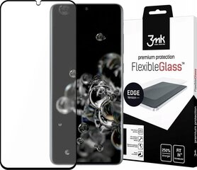 Защитная пленка 3MK FlexibleGlass Edge для  Samsung Galaxy S20 Ultra Black цена и информация | Защитные пленки для телефонов | 220.lv