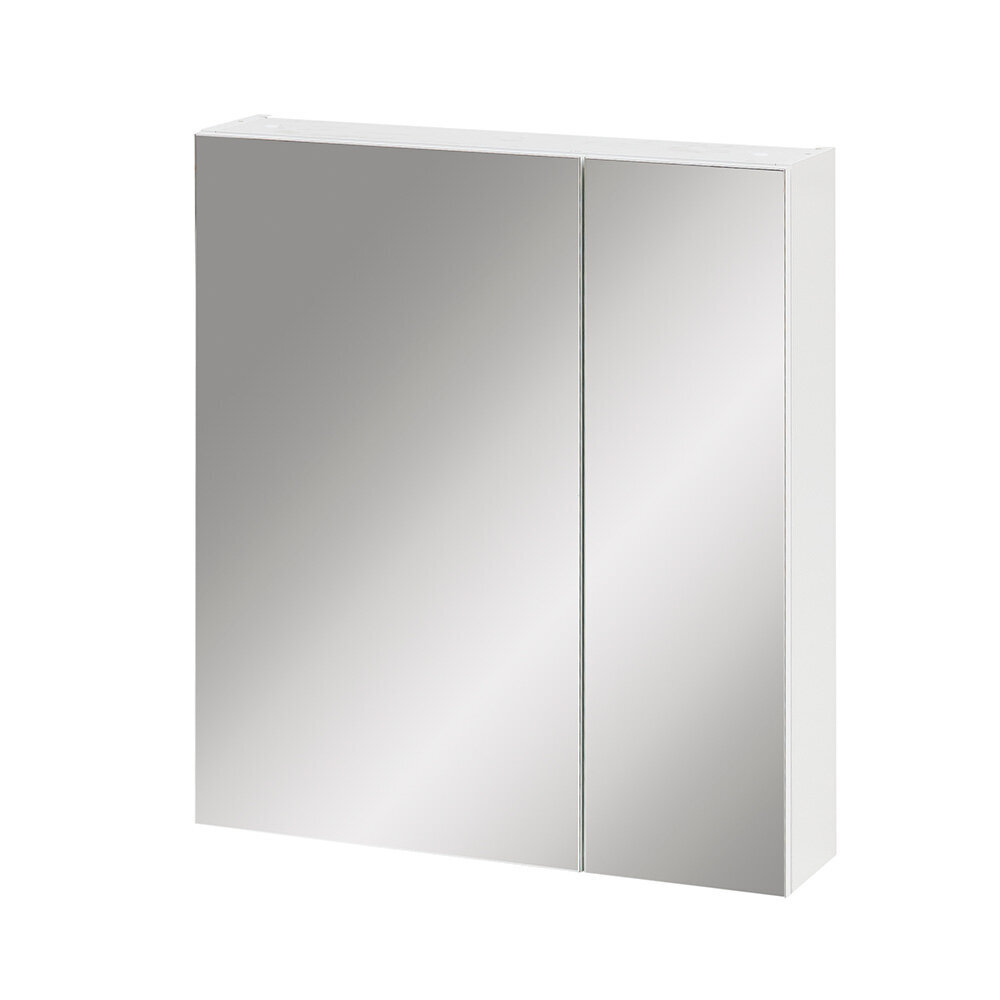 Skapītis ar spoguli Lorenz, balta cena un informācija | Vannas istabas skapīši | 220.lv