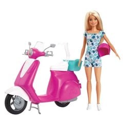 Lelle Barbie And Her Scooter цена и информация | Игрушки для девочек | 220.lv
