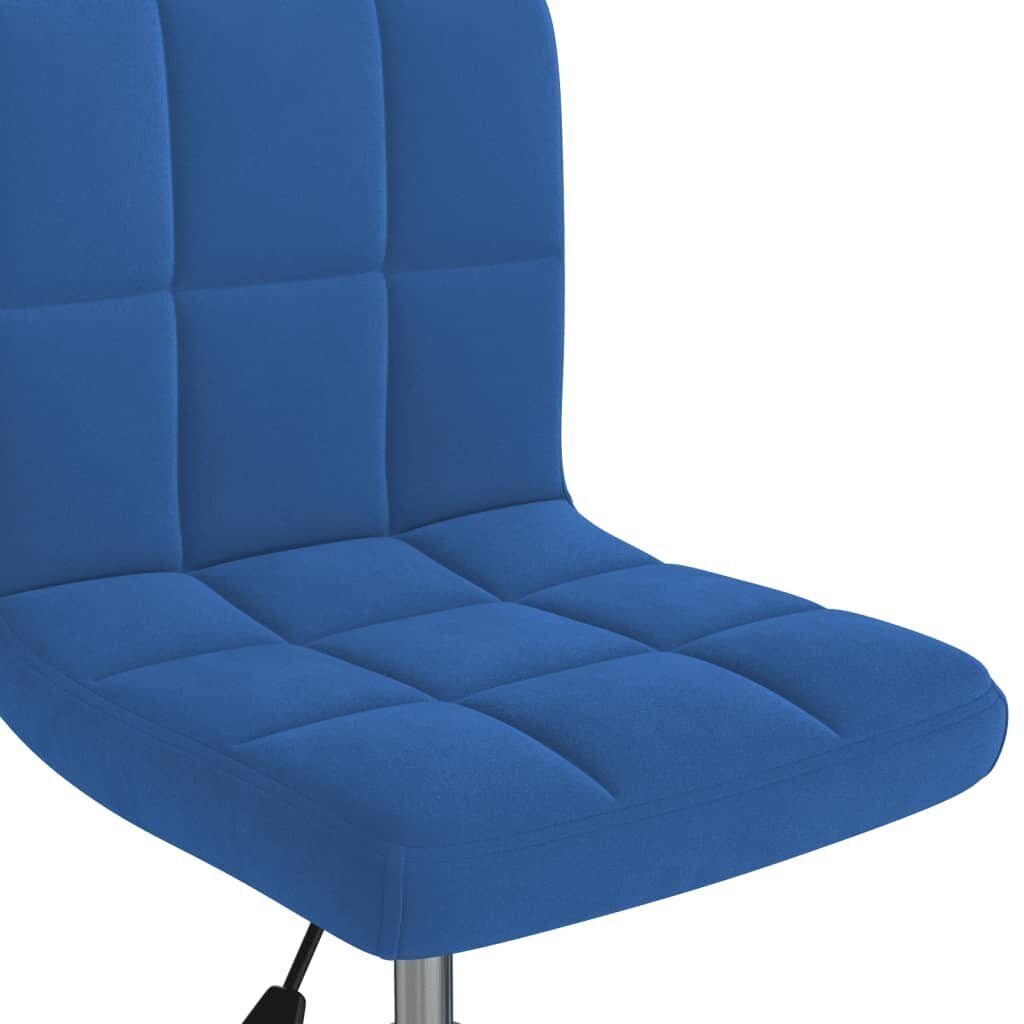 Grozāmais ēdamistabas krēsls, 2 gab, zils цена и информация | Virtuves un ēdamistabas krēsli | 220.lv