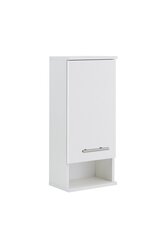 Верхний шкаф в ванную Isola, белый цена и информация | Шкафчики для ванной | 220.lv