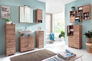 Шкаф под раковину Isola, светло-коричневый цена и информация | Шкафчики для ванной | 220.lv