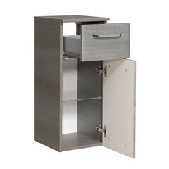 Нижний шкаф в ванную 328 серый цена и информация | Шкафчики для ванной | 220.lv