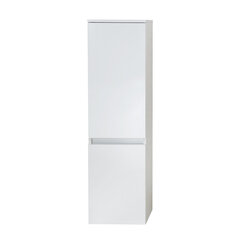 Высокий шкаф в ванную 360 белый глянцевый цена и информация | Шкафчики для ванной | 220.lv