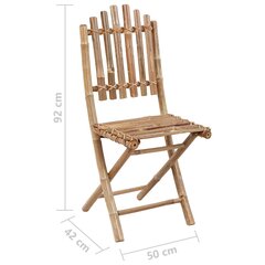 Saliekami dārza krēsli ar spilveniem, 2gab. cena un informācija | Dārza krēsli | 220.lv